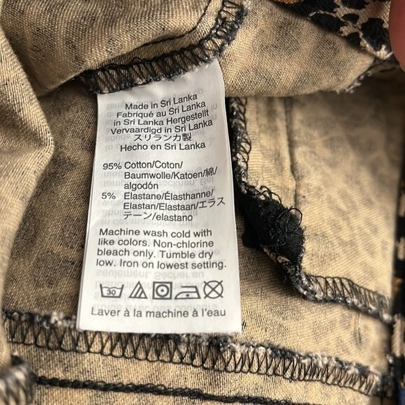 J Crew Factory Winnie Pant in leopard print size 2 side zipper - Picture 11 of 12